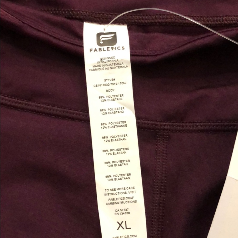 Fabletics Brogan Capri size XL - Picture 7 of 7